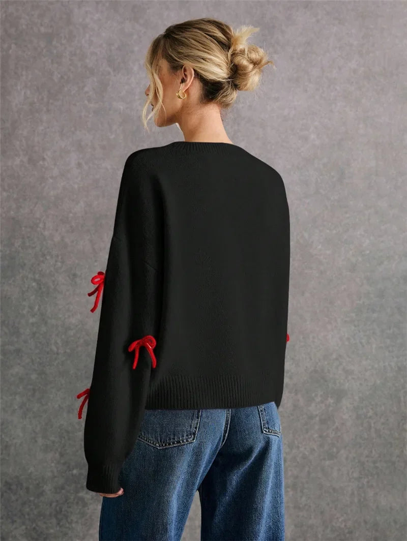 Haven Beck Women's Pippa Bow Detail Sweater