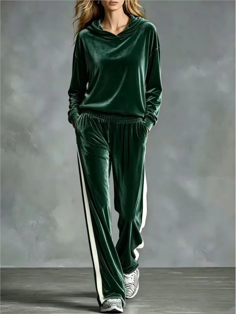 Haven Beck Women's Hallie Relaxed Hooded Matching Set