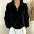 Women's Eulalie Half Zip Fuzzy Pullover