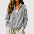 Haven Beck Women's Tessa Split Collar Pullover