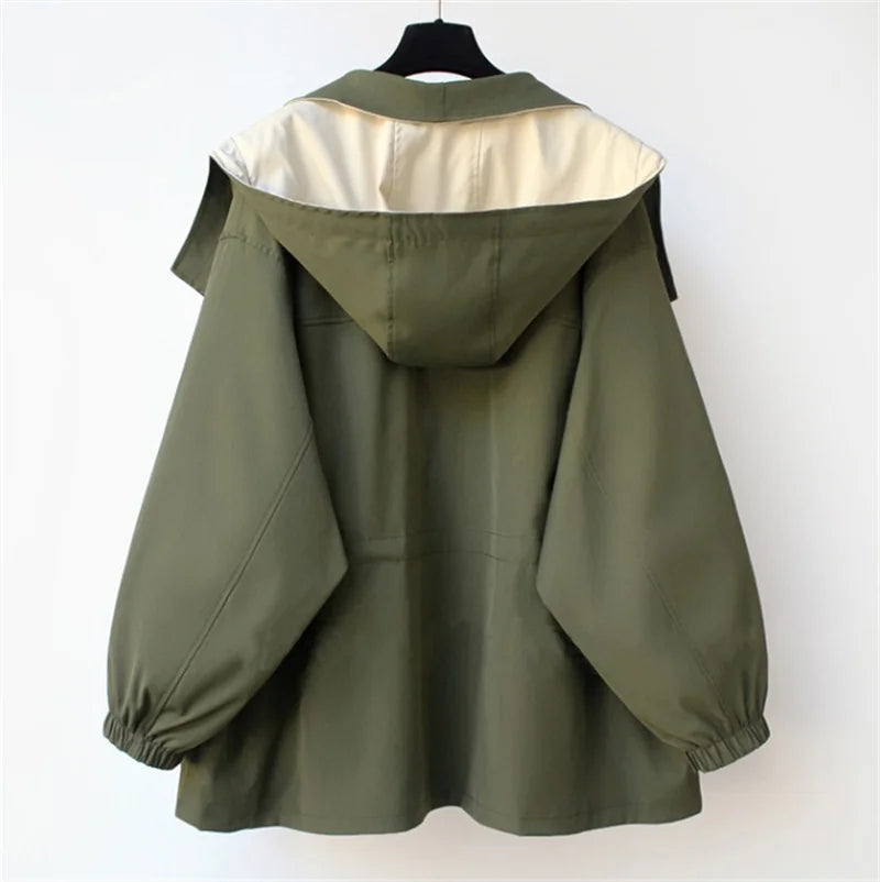Women's Harlow Contrast Collar Trench