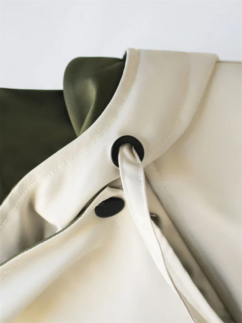 Women's Harlow Contrast Collar Trench