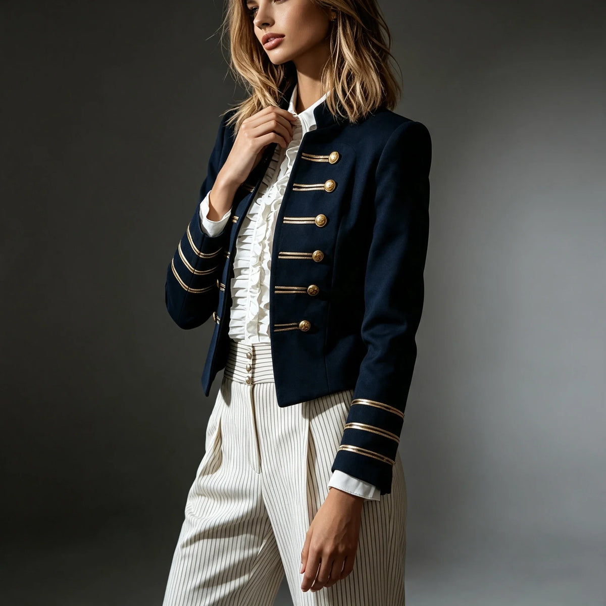 Haven Beck Women's Camille Tailored Military Jacket