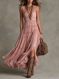 Haven Beck Camille Tiered Boho Maxi Dress for Women