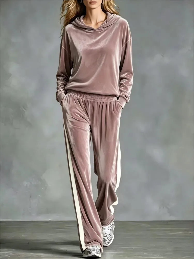 Haven Beck Women's Hallie Relaxed Hooded Matching Set