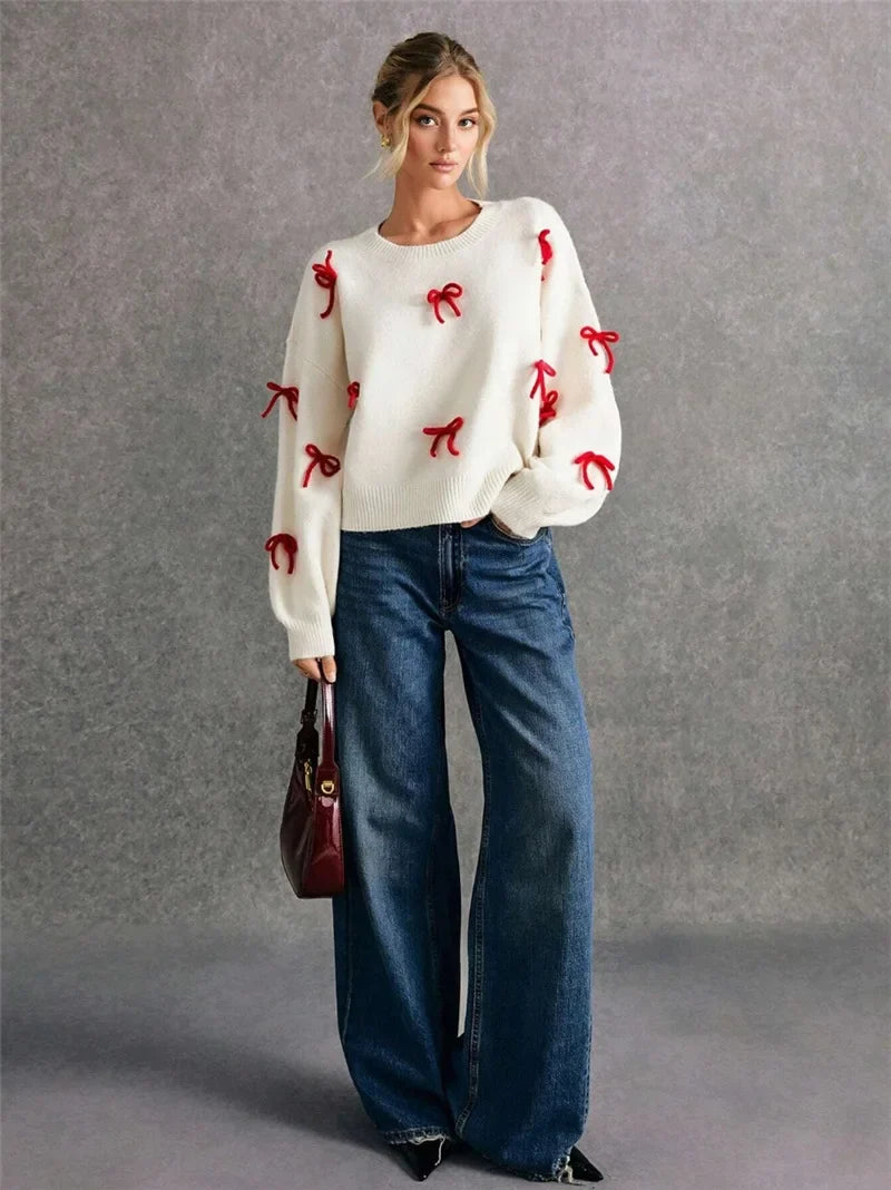 Haven Beck Women's Pippa Bow Detail Sweater