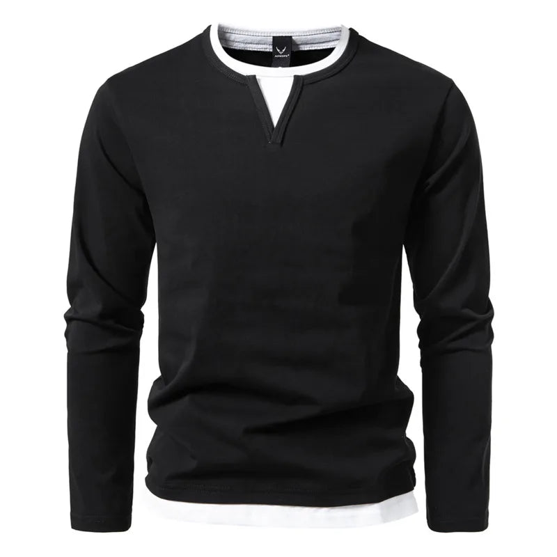 Haven Beck Men's Dominic O-Neck Long-Sleeve T-Shirt