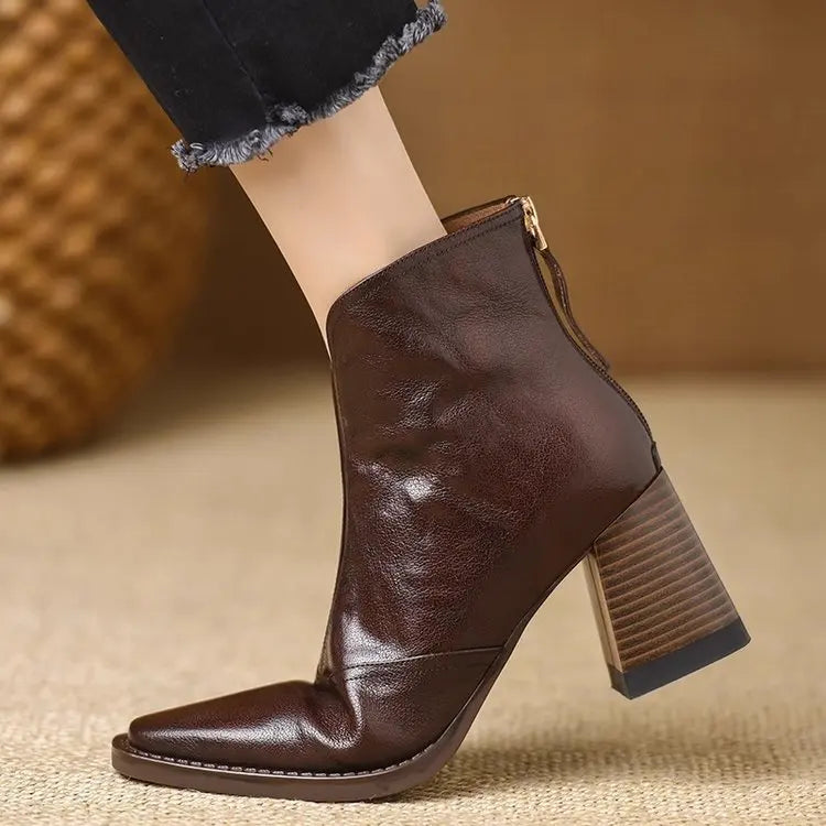 Haven Beck Women's Marielle Square Toe Ankle Boots