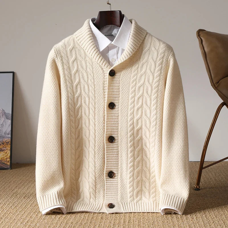 Men's Thatcher Merino Cardigan Knit