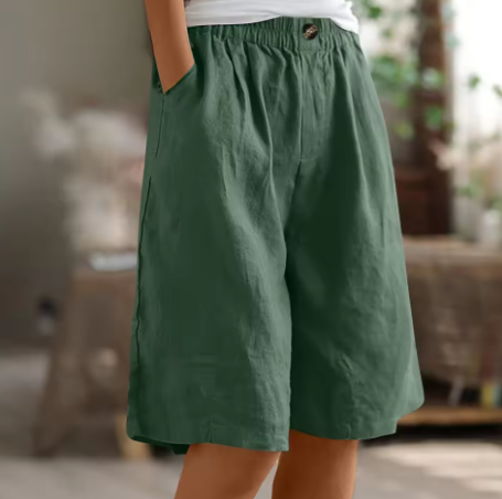 MAYBERRY Renee Comfort Shorts Women's Relaxed Elastic Waist Summer