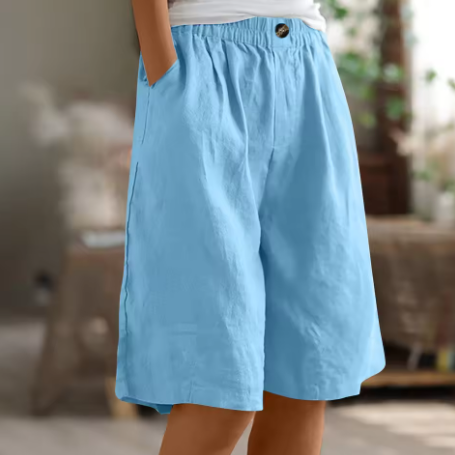 MAYBERRY Renee Comfort Shorts Women's Relaxed Elastic Waist Summer
