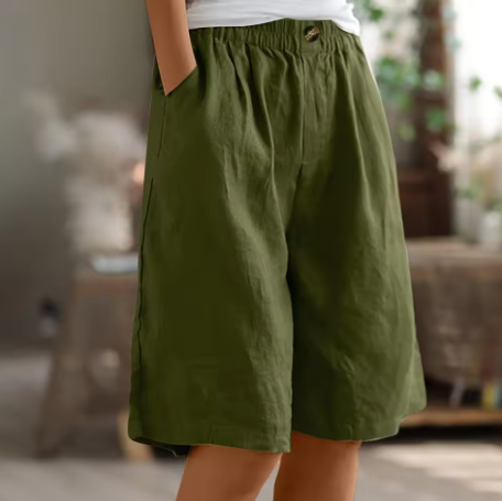 MAYBERRY Renee Comfort Shorts Women's Relaxed Elastic Waist Summer