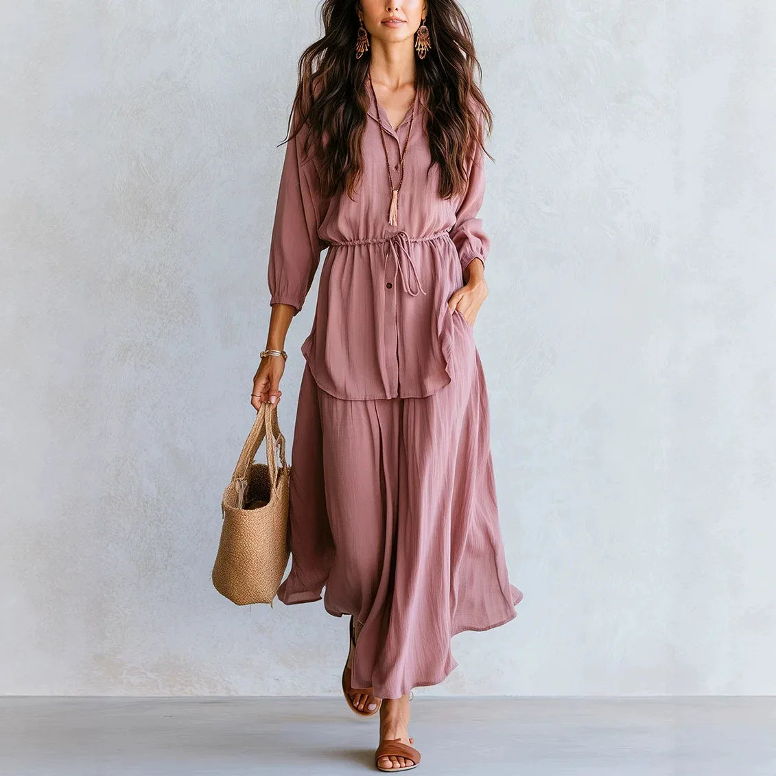 Women's Amelie Relaxed Comfort Skirt Set