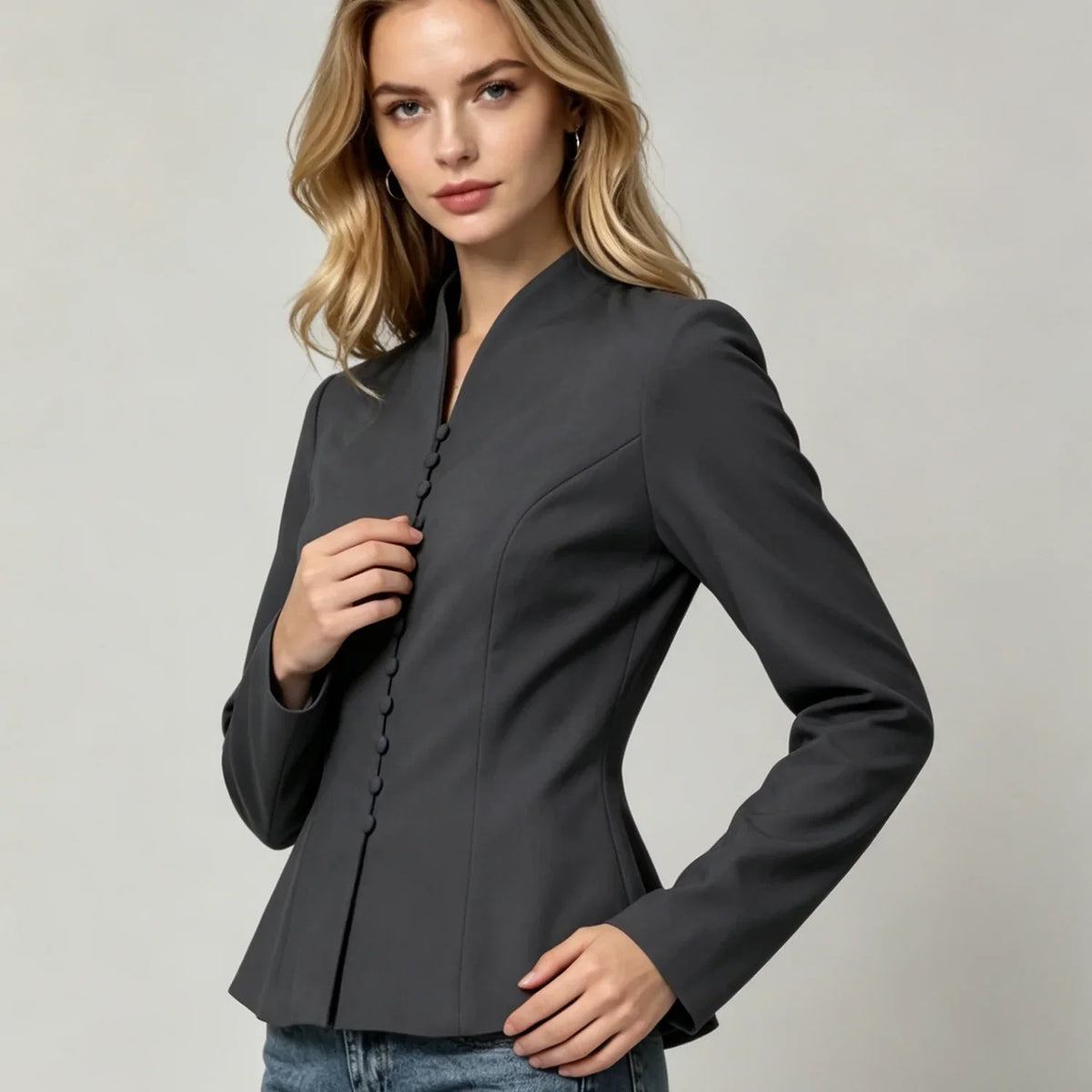 Women's Elodie Classic Peplum Tailored Blazer