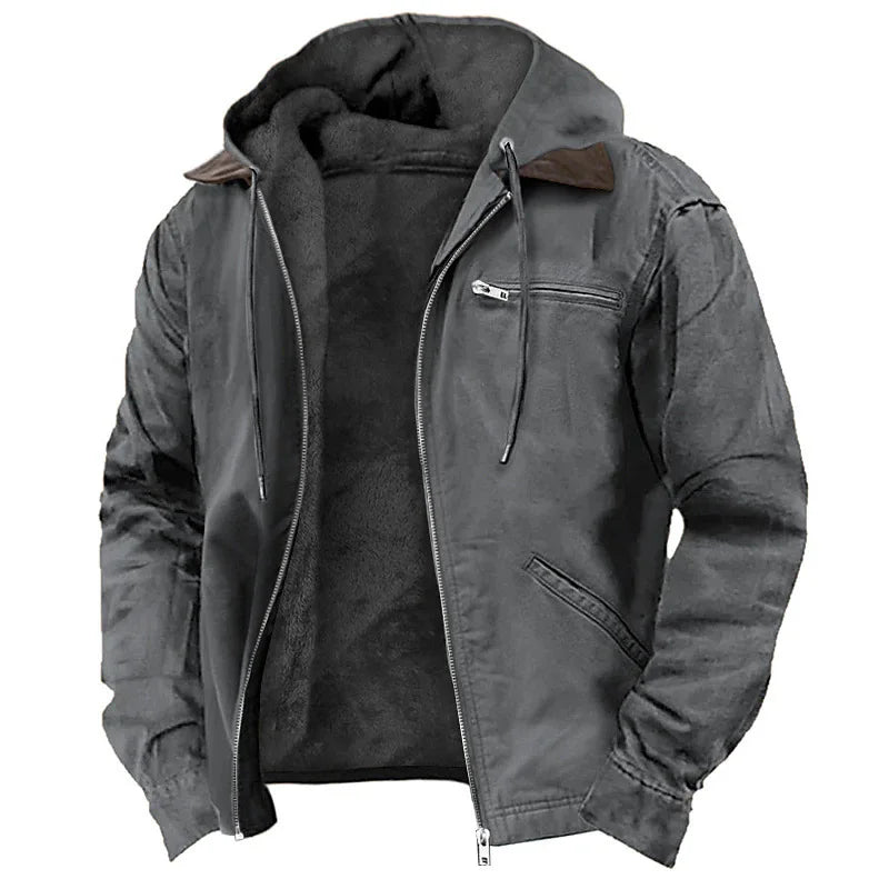 Haven Beck Men's Everett Drawstring Heavyweight Jacket