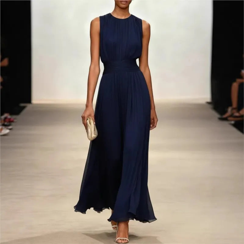 Urban Hollis Elenora Sleeveless Pleated Maxi Dress