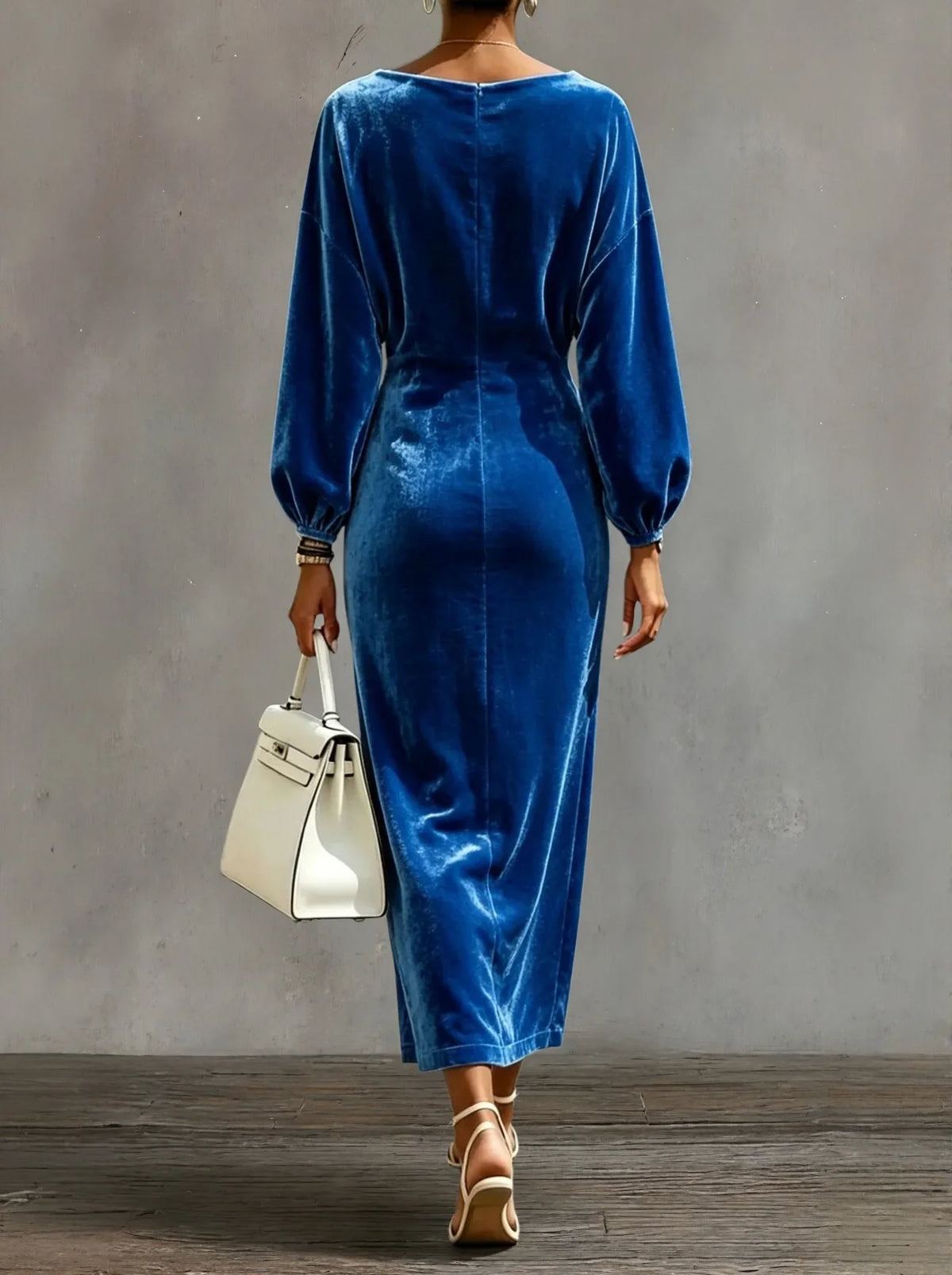 Women's Simone Cowl Neck Midi Dress