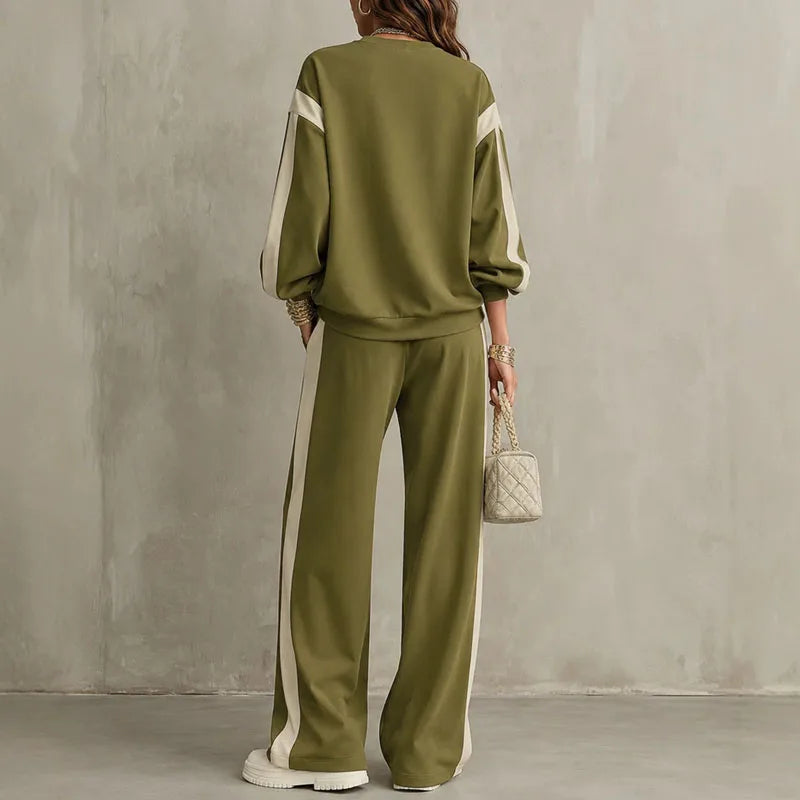 Women's Marisette Color Block Two Piece Set