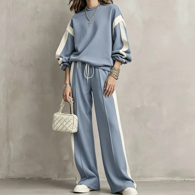 Women's Marisette Color Block Two Piece Set