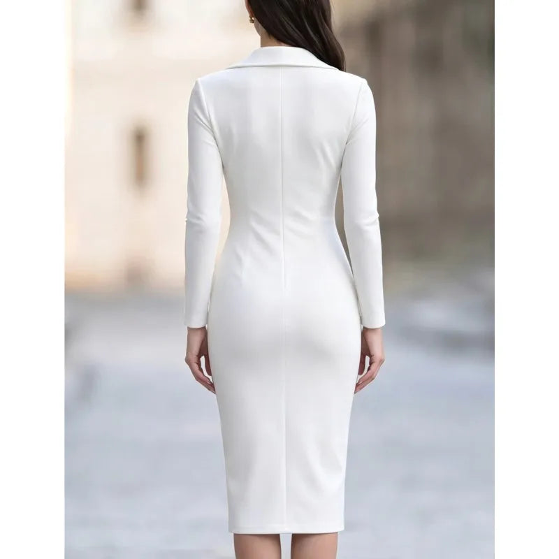 Women's Lucienne Zip Front Sheath Dress