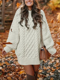Women's Petra Cable Knit Sweater Dress