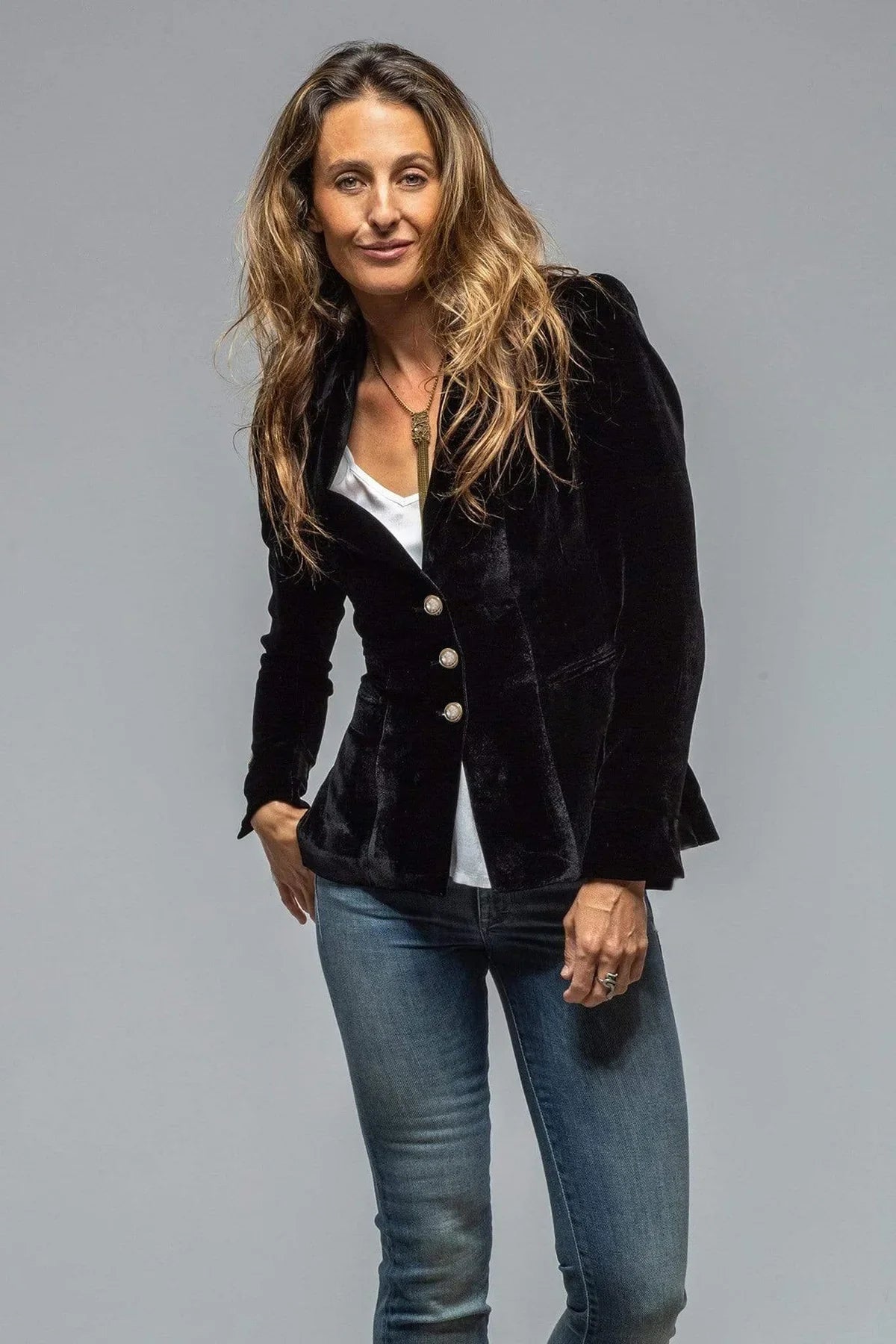 Haven Beck Women's Florence Tailored Velvet Blazer