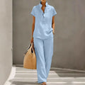 Haven Beck Belle Cotton Linen Matching Set Women's Summer Outfit