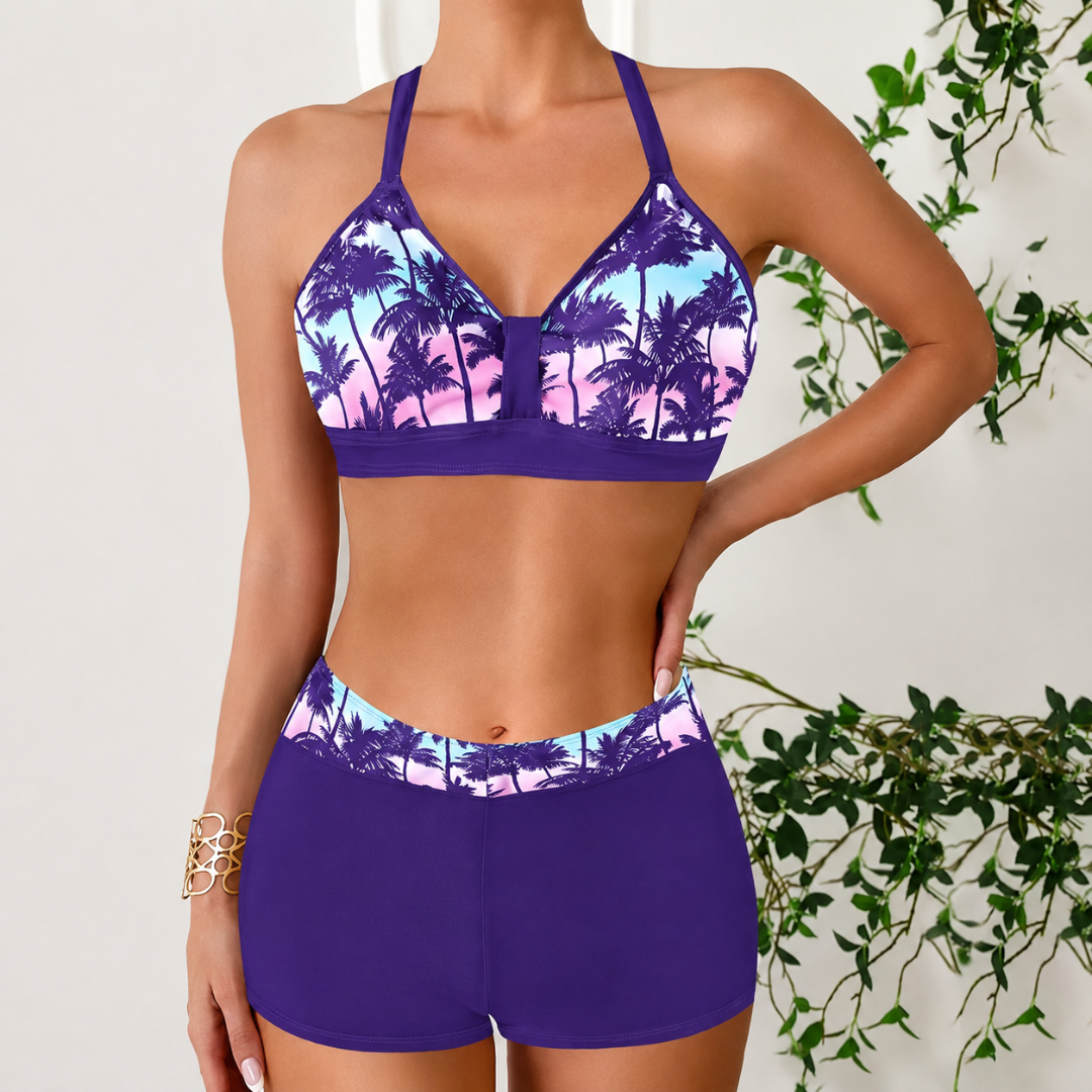 The Hills Nashville Janelle Women's Halter Bikini Swim Set