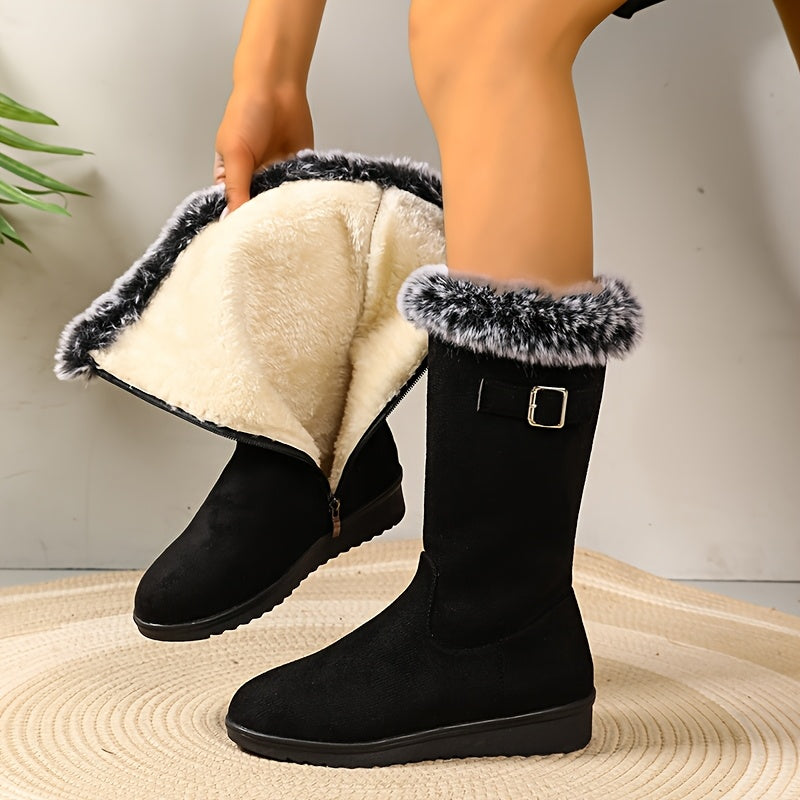 Women's Katherine Cozy Fur-Trimmed Winter Boots