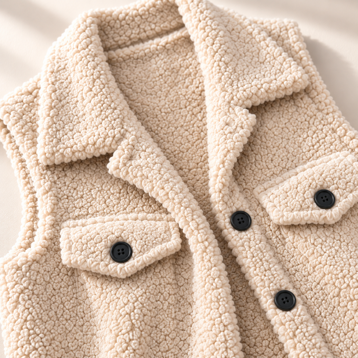 Unisex Frances Teddy Vest Fleece
