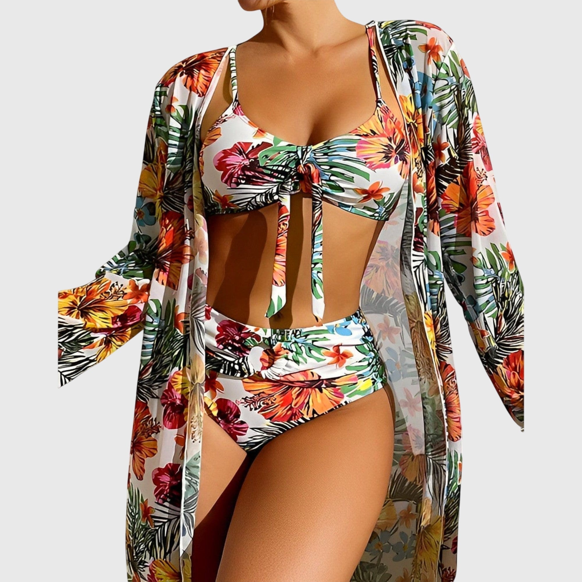 The Hills Nashville Luna Bikini Set Women's V-Neck Swimwear