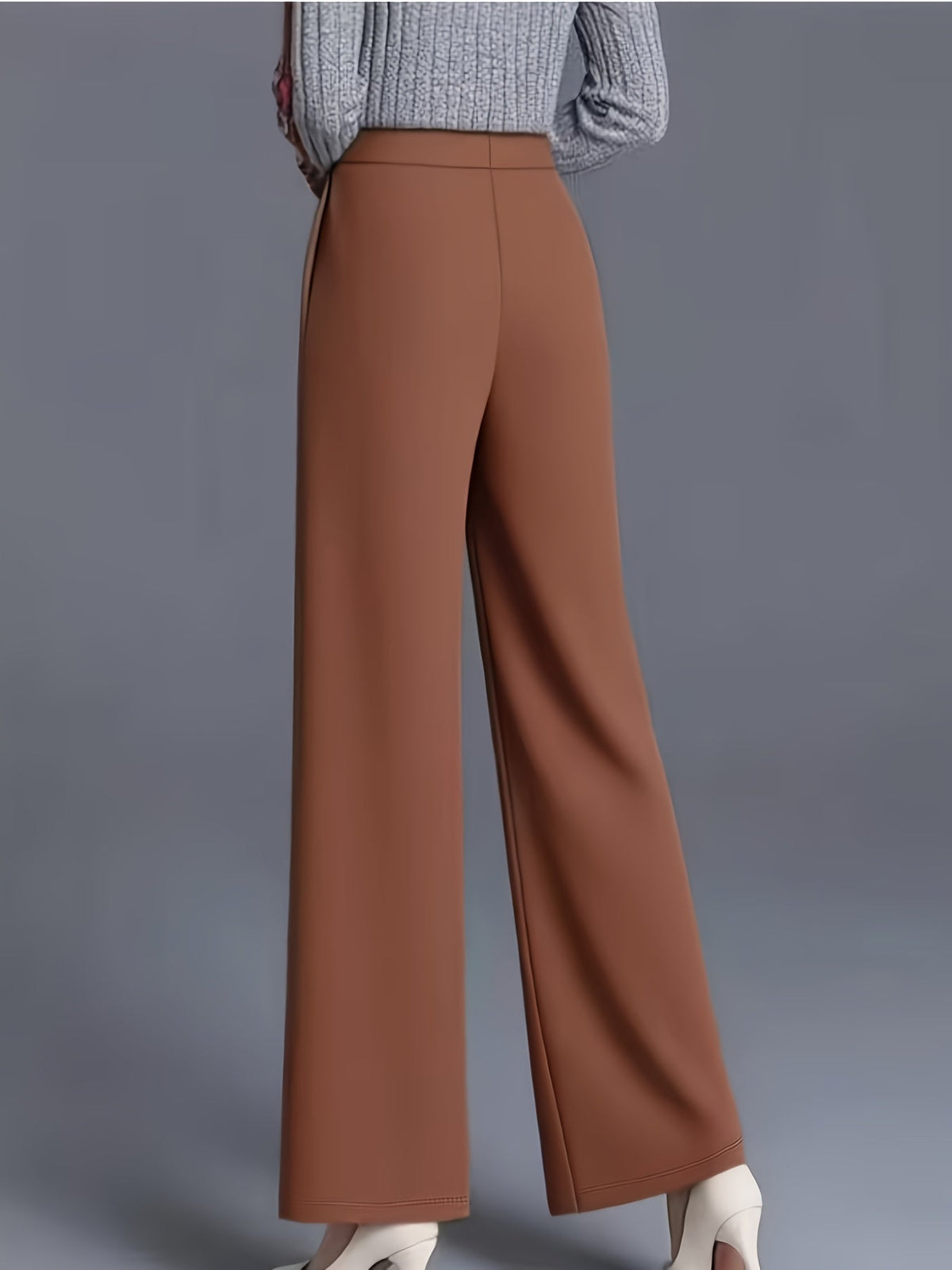Haven Beck Women's Claudia High-Waisted Wide-Leg Pants