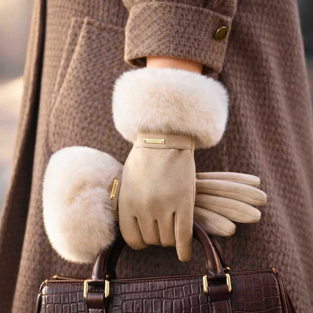 Women's Amira Faux Fur Gloves