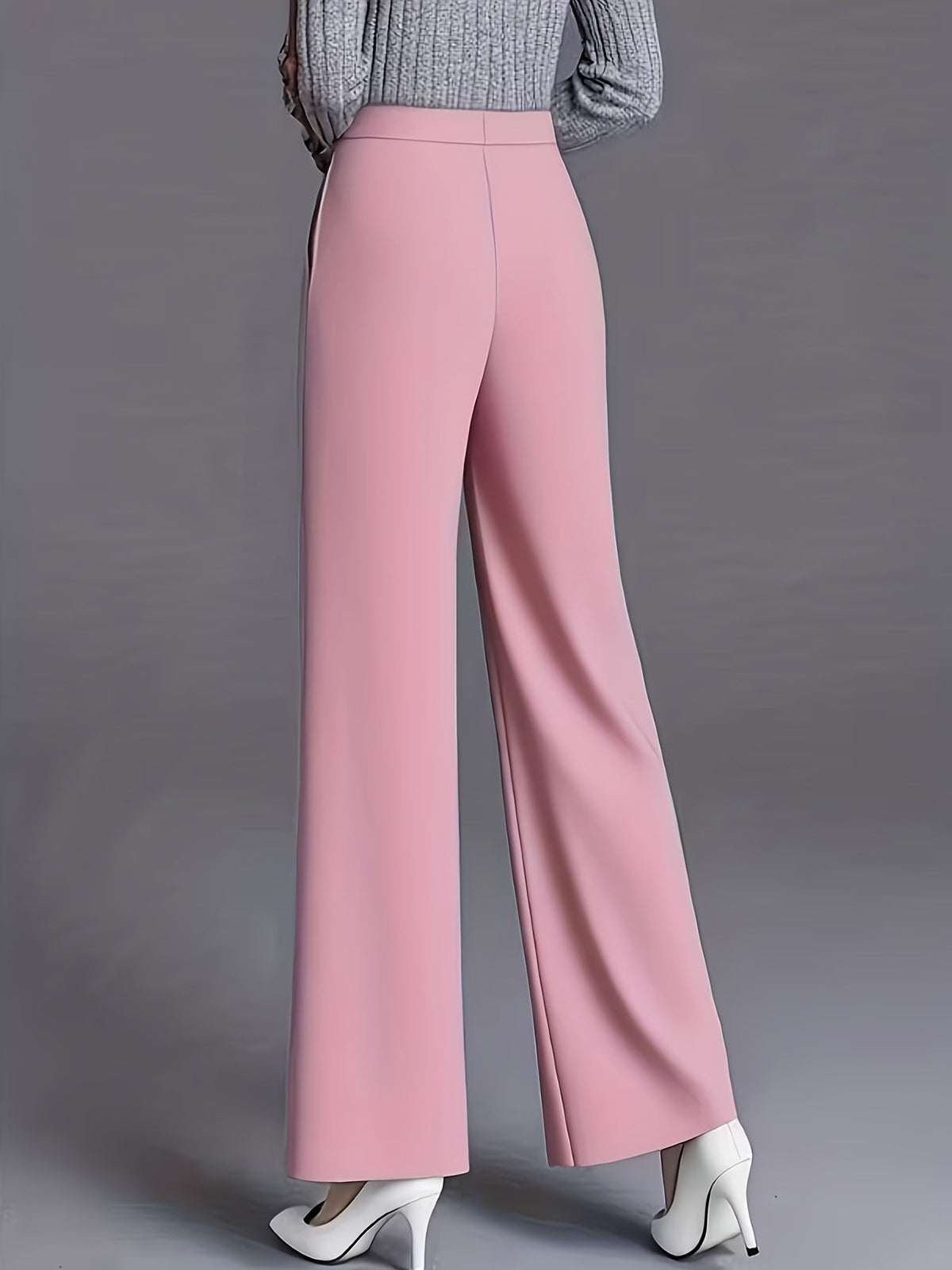 Haven Beck Women's Claudia High-Waisted Wide-Leg Pants