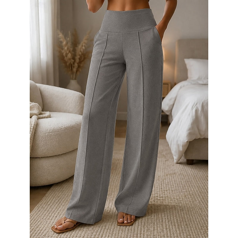 Harper & Wells Women's Elise Tailored Wide-Leg Pants