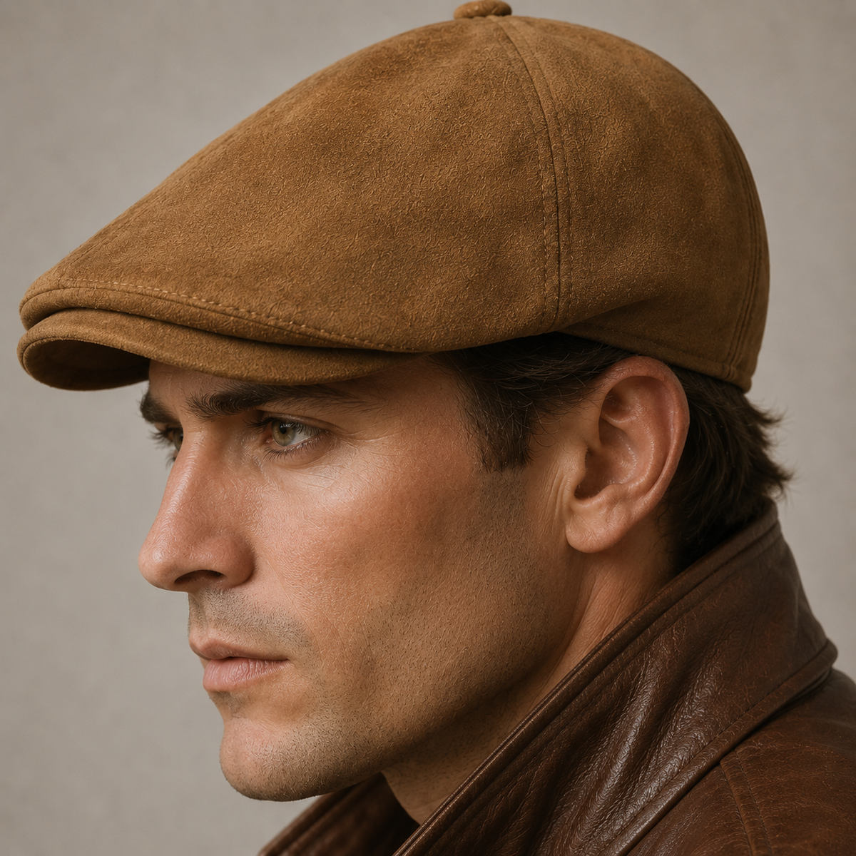 Men's Felix Suede Driving Cap
