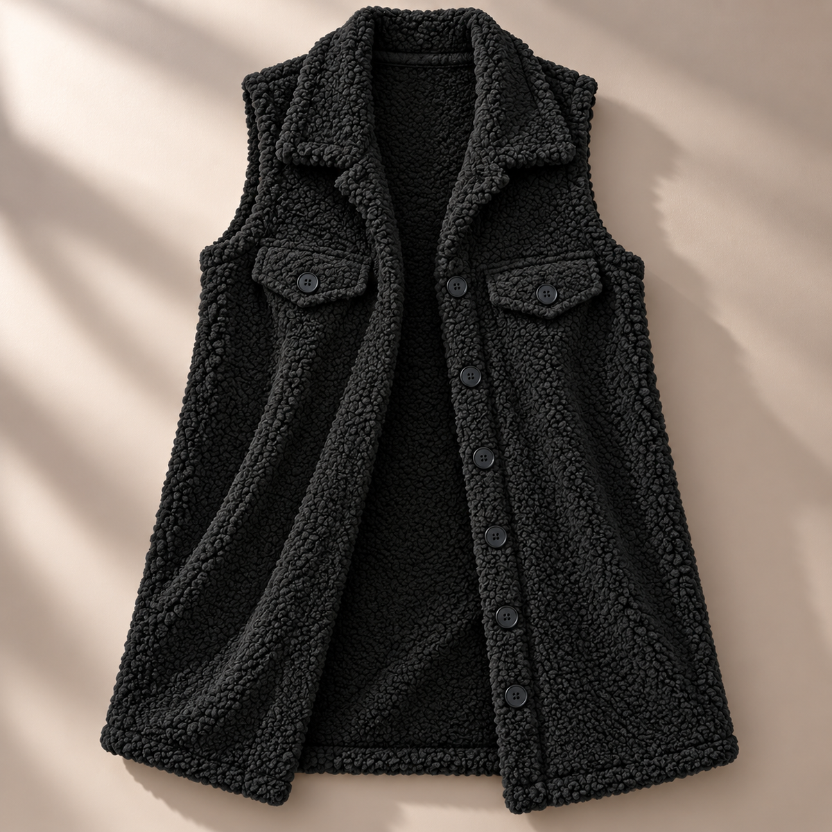 Unisex Frances Teddy Vest Fleece