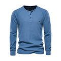 Men's Isidore Henley Neck Knit Jumper