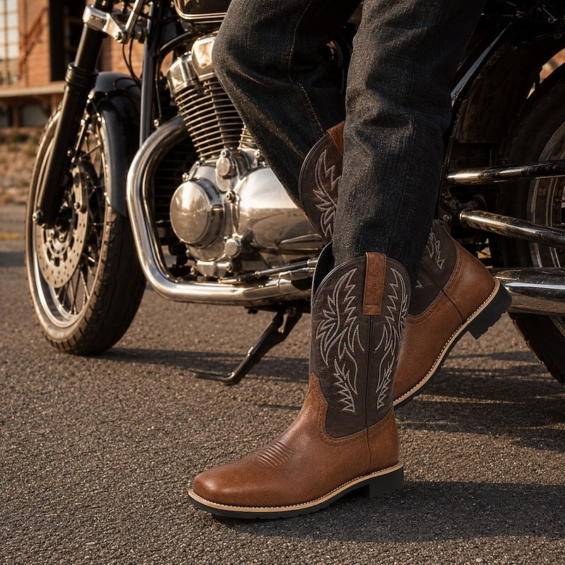 Wade Classic Western Cowboy Boots