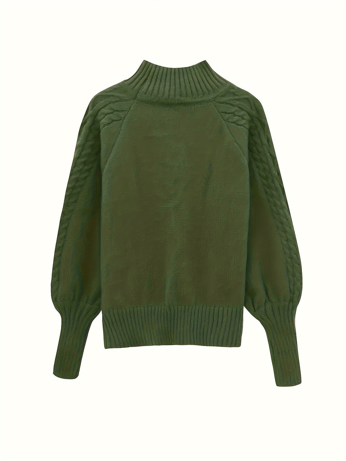 Haven Beck Women's Viviana Chunky Cable Mock Neck Sweater