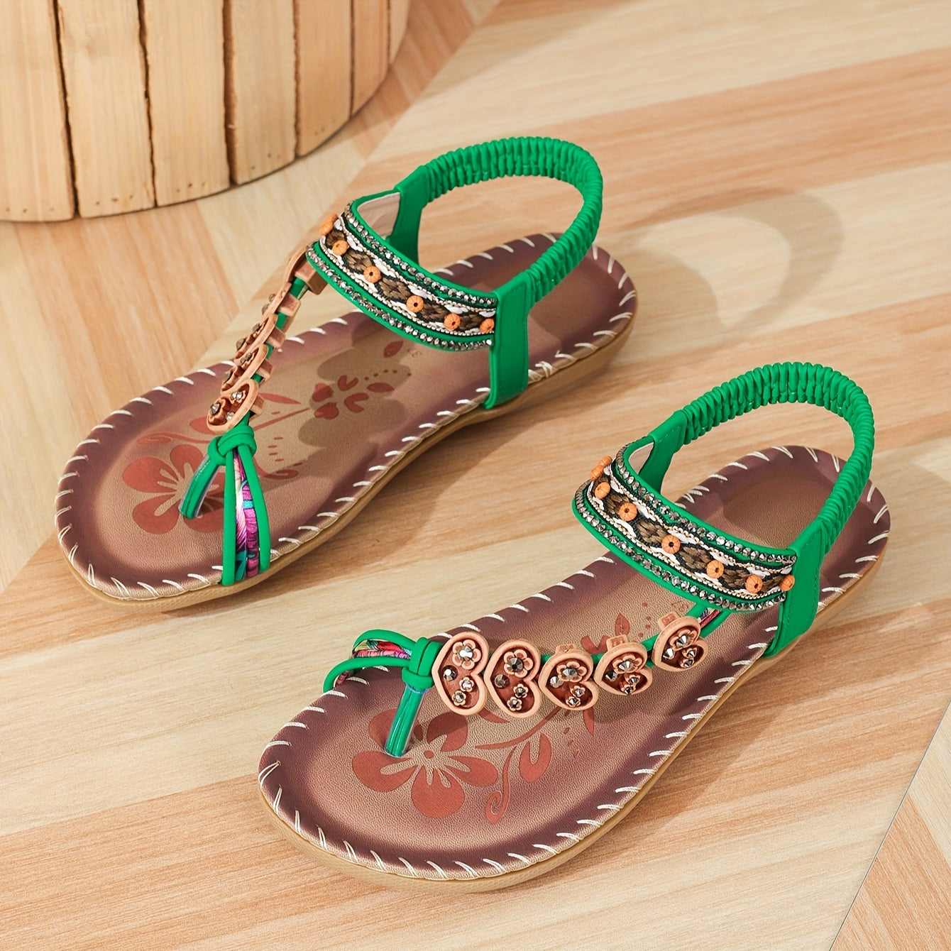 LumiNovi Women's Orthopedic Sandals Contoured Footbed Adjustable Straps