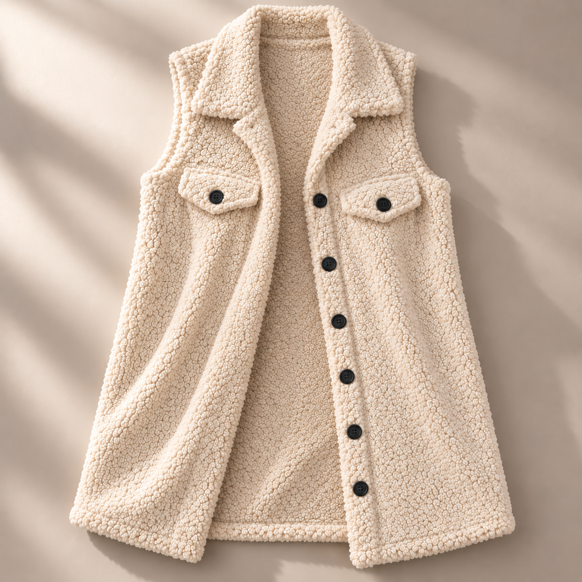 Unisex Frances Teddy Vest Fleece