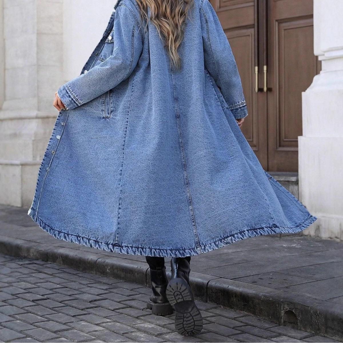 Women's Wren Long Denim Coat
