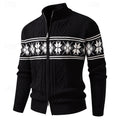Haven Beck Men's Byron Fair Isle Zip Cardigan