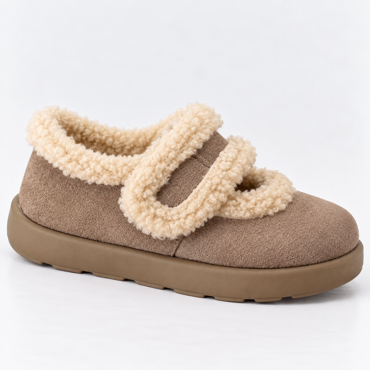 Women's Danica Warm Fur Suede Slippers