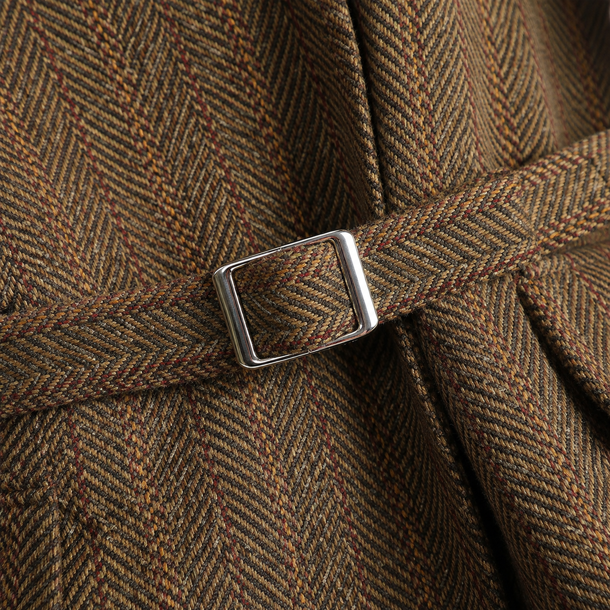 Unisex Sutton Belted Jacket Wool Blend