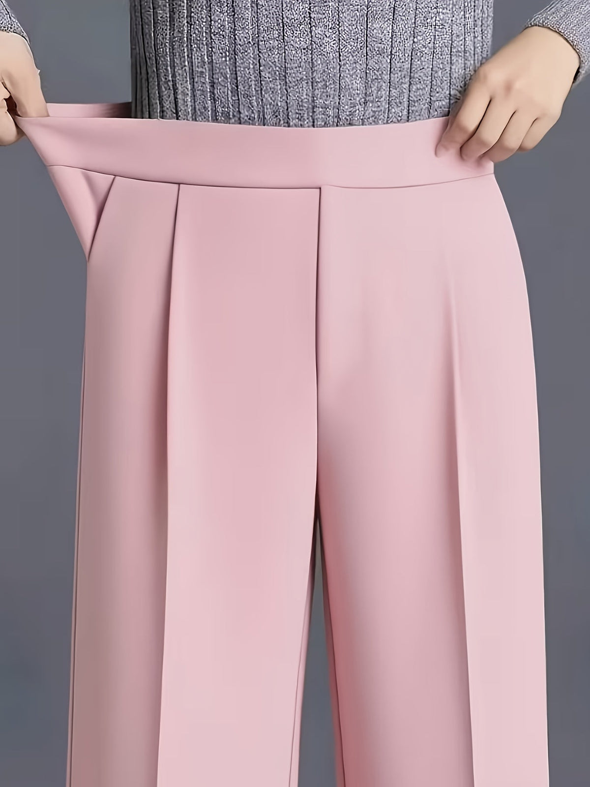 Haven Beck Women's Claudia High-Waisted Wide-Leg Pants