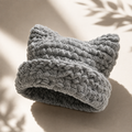 Haven Beck Unisex Cleo Cat-Ear Beanie Knit Chunky