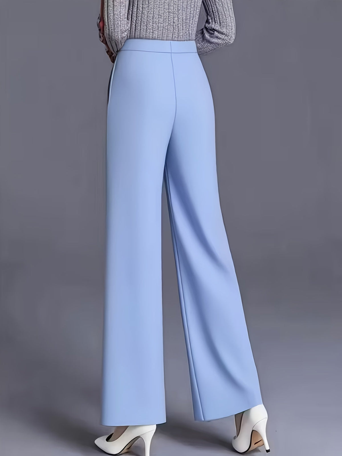 Haven Beck Women's Claudia High-Waisted Wide-Leg Pants