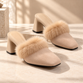 Women's Odette Fur Mules